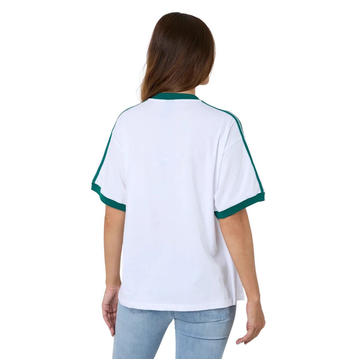 Ringers Western Womens Western College Oversized S/S Tee (225043RW) White - Image 2