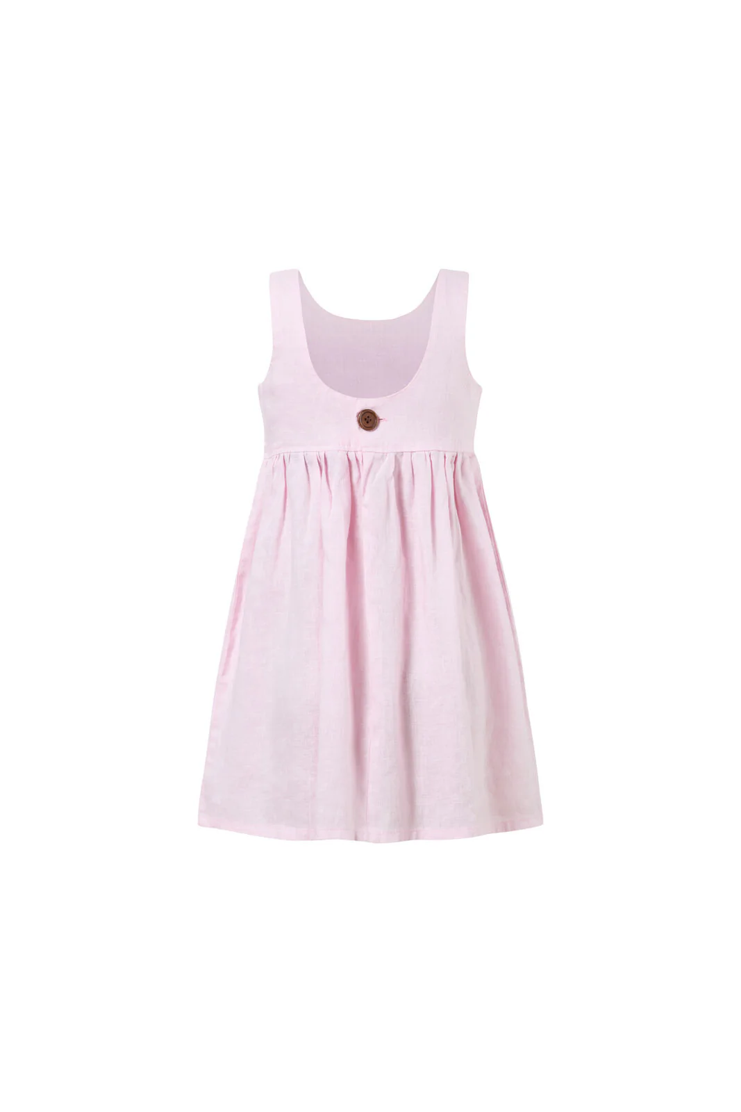 Ritemate Girls Pilbara Zoe Linen Sundress (RMPC159) Pink - Image 3
