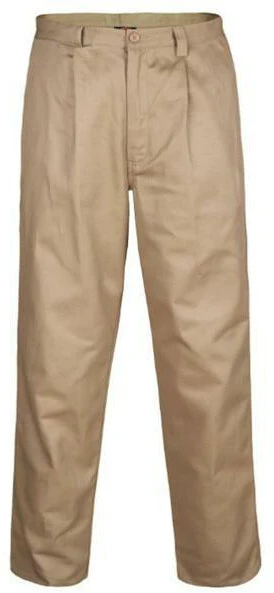 Ritemate Mens Belt Loop Trousers (RM1002) Khaki [GD] - Image 7