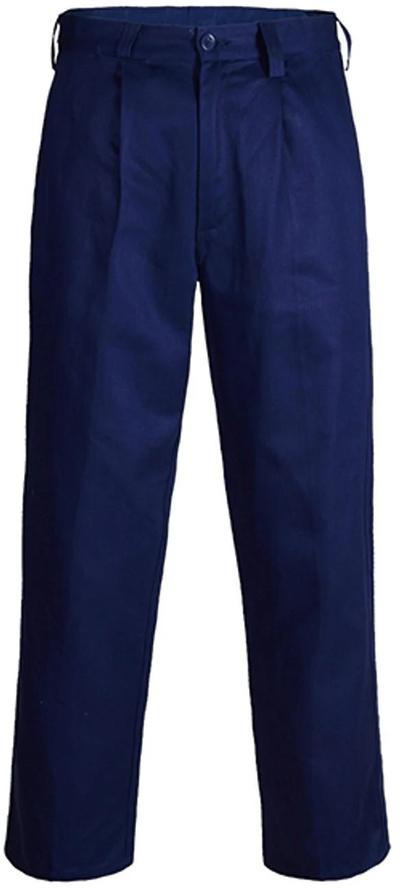 Ritemate Mens Belt Loop Trousers (RM1002) Navy [GD] - Image 3