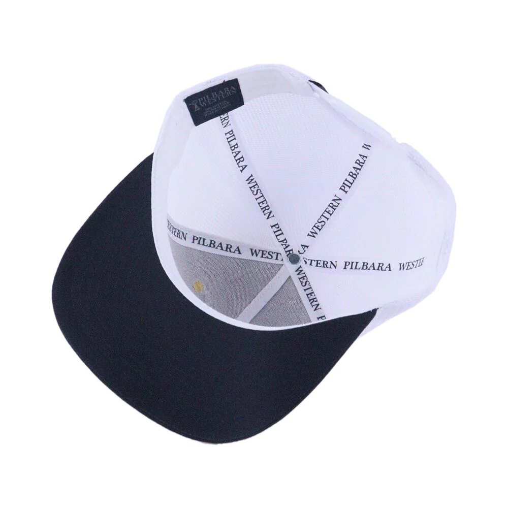 Ritemate Unisex Pilbara Game Day Trucker Cap (RMTC004) Whiskey/White OSFM - Image 4