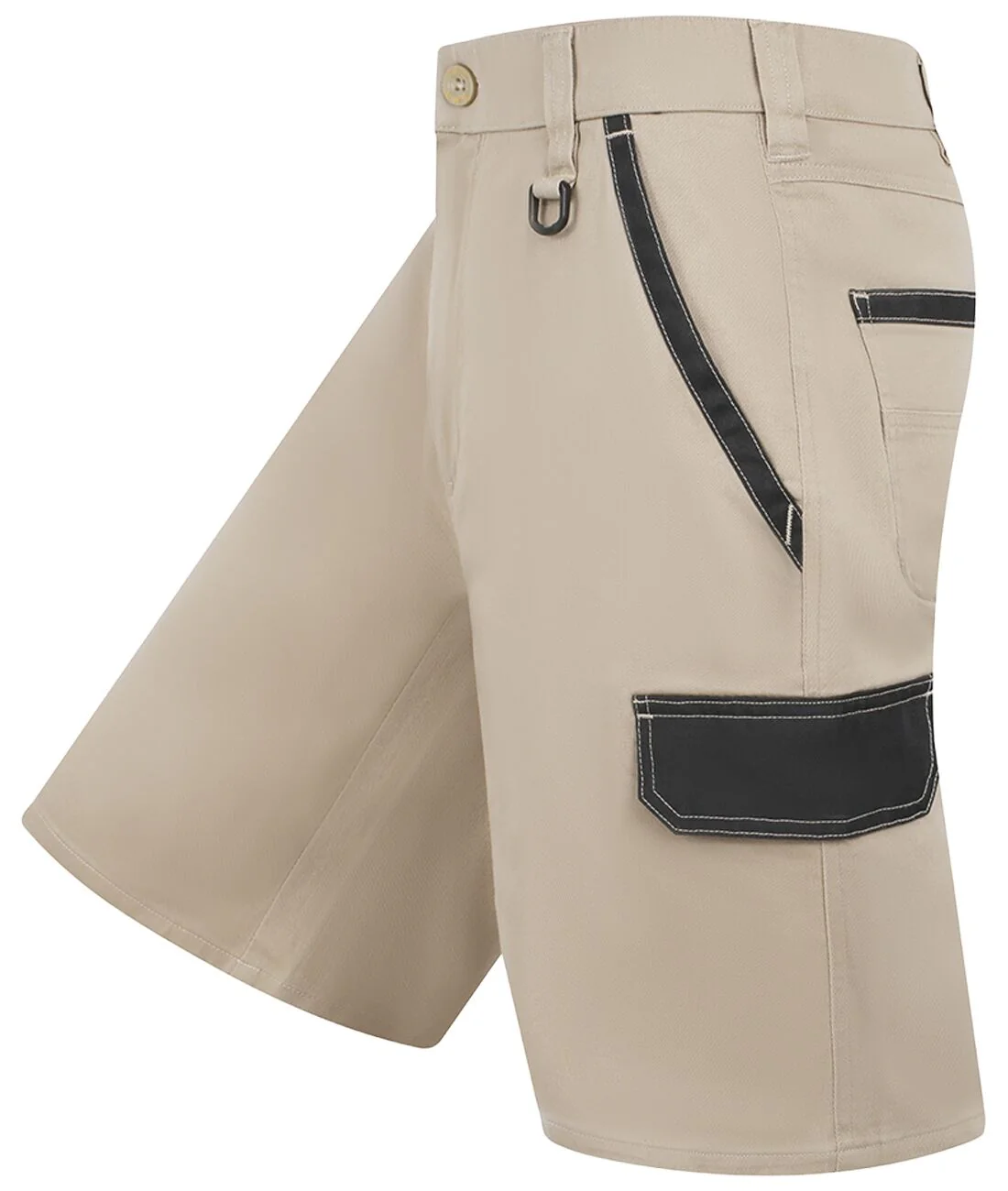 Ritemate Unisex RMX Flexible Fit Mid Leg Tactical Shorts (RMX011S) Tan - Image 3
