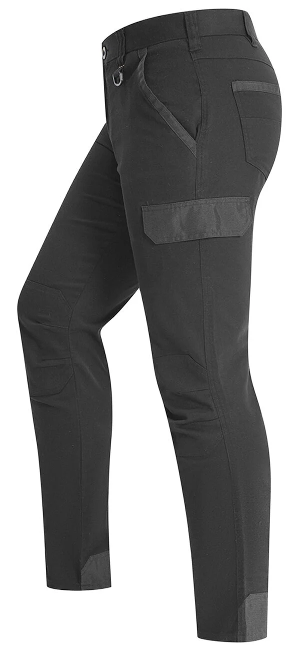 Ritemate Unisex RMX Flexible Fit Tactical Pants (RMX011) Black - Image 3