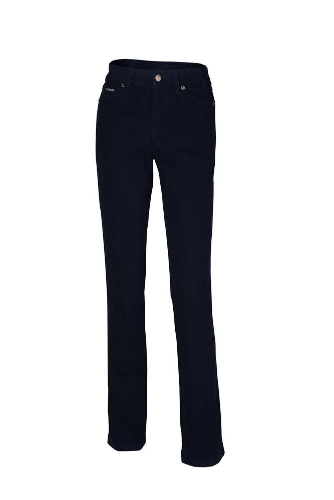 Ritemate Womens Pilbara Cotton Stretch Jeans (RMPC015) Ink Navy - Image 6