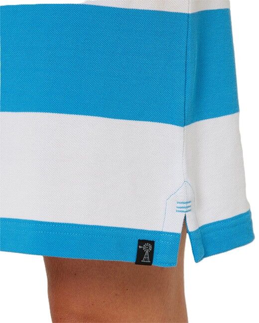 Ritemate Womens Pilbara Madeline Classic Polo Dress (RMPC130) Cornflower/White - Image 5