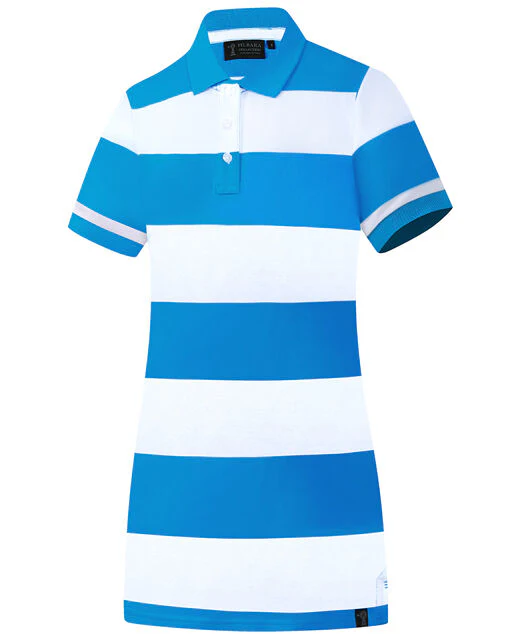 Ritemate Womens Pilbara Madeline Classic Polo Dress (RMPC130) Cornflower/White - Image 8