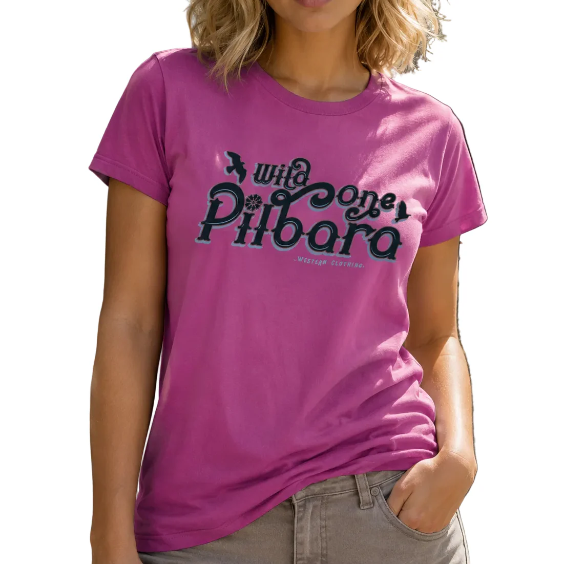 Ritemate Womens Pilbara Wild One S/S Tee (RMTC037) Crocus