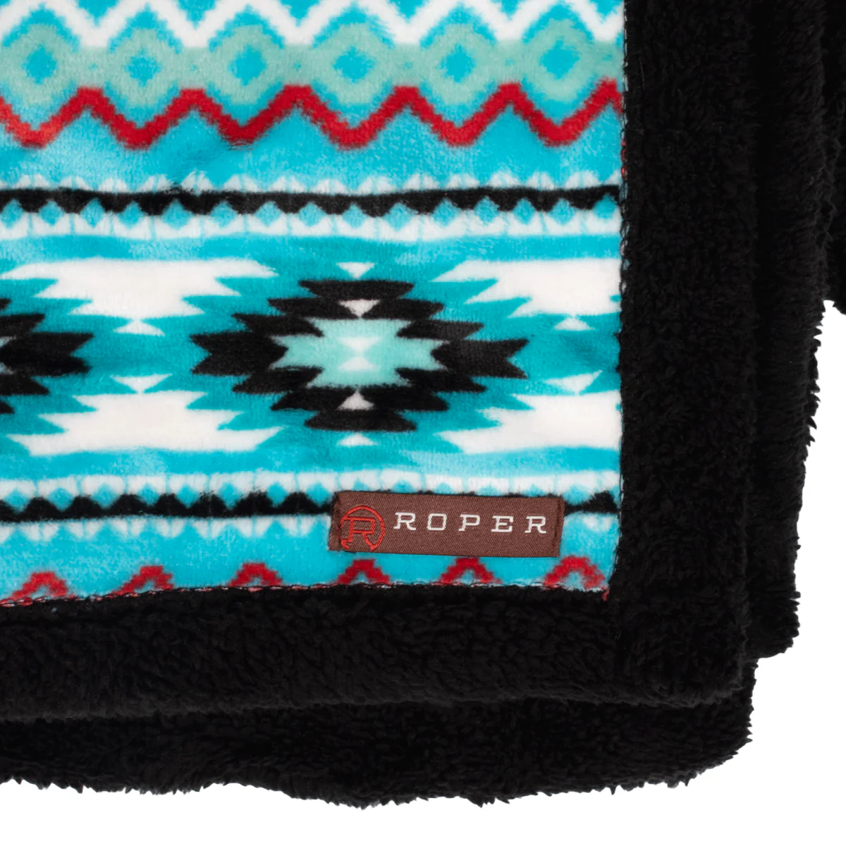 Roper  Aztec Throw Rug (06355503) Turquoise - Image 2