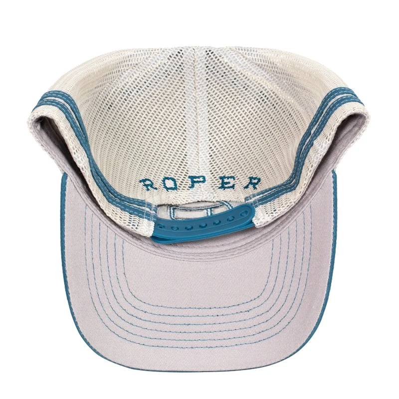Roper Logo Trucker Cap (RC2411) Petrol OSFM - Image 2