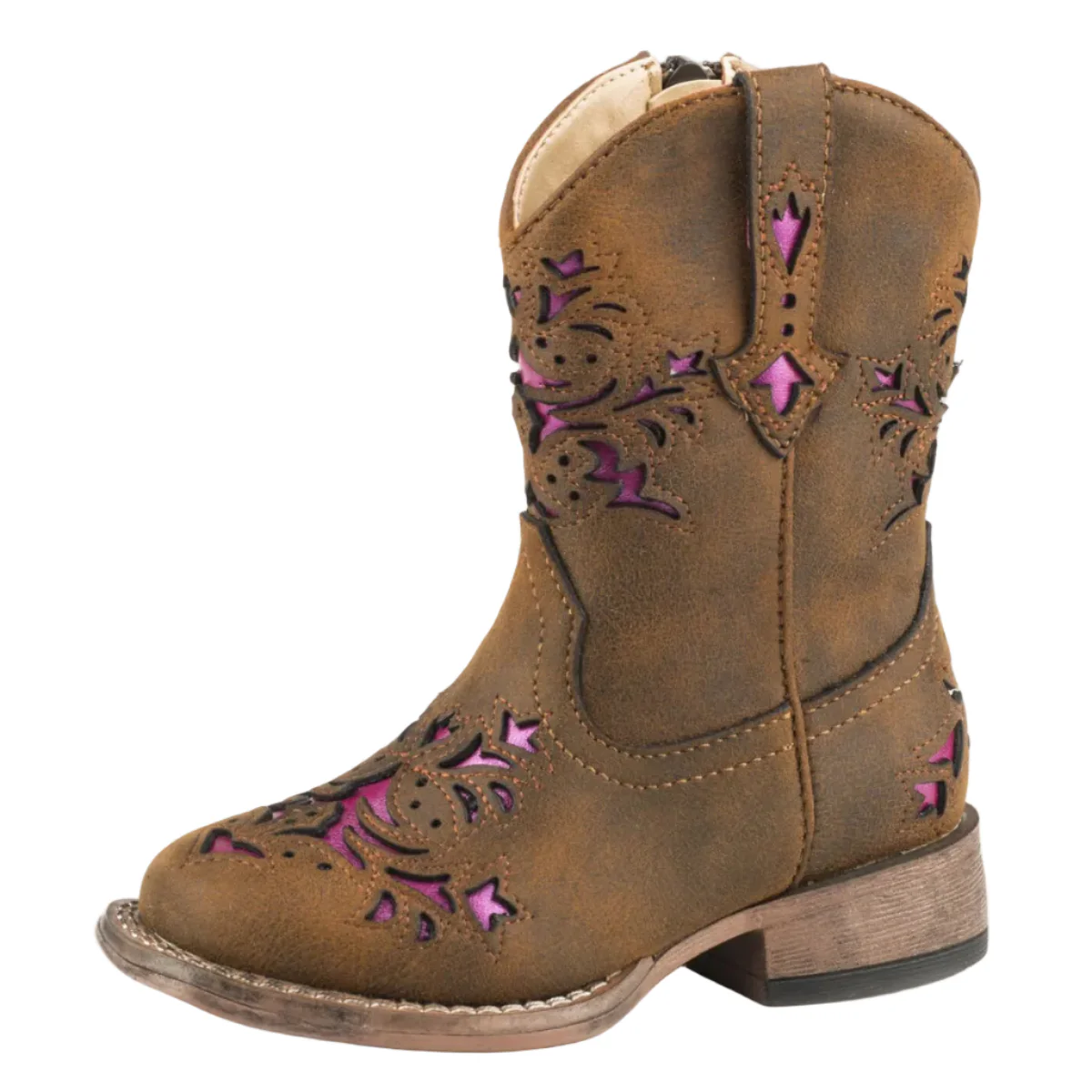 Roper Toddler Lola Western Boots (17903133) Brown