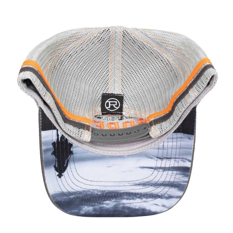 Roper Western Scene Trucker Cap (RC2409) Charcoal/Grey OSFM - Image 2
