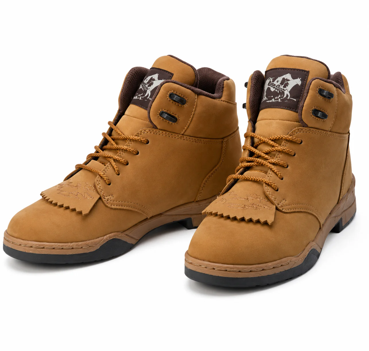 Roper Womens Horseshoe Kiltie Shoes (21350360) Amber