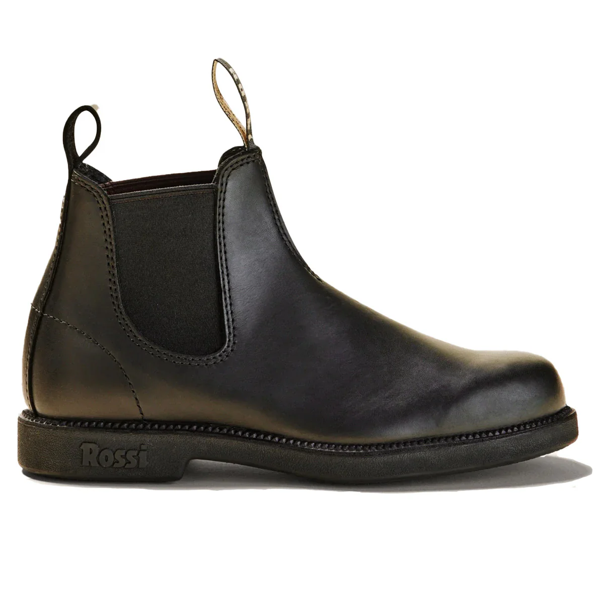 Rossi Boots Unisex Booma Elastic Sided Boots (607BLK) Black - Image 2