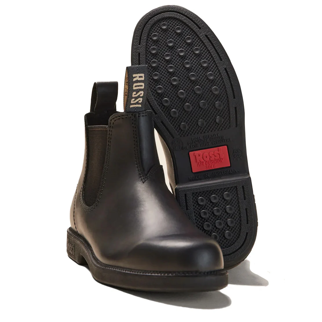 Rossi Boots Unisex Booma Elastic Sided Boots (607BLK) Black - Image 4