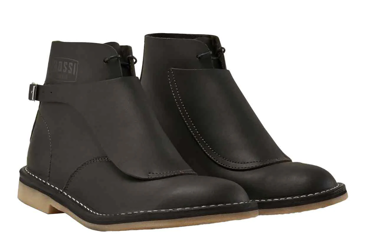 Rossi Boots Unisex Buckle/Lace Shearing Boots (666CLT) Claret - Image 2