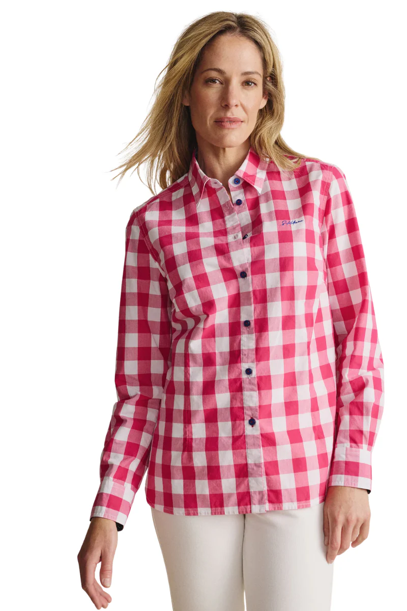 S.Kidman Womens Redbank Full Button L/S Dress Shirt (1SHW00016) Pink