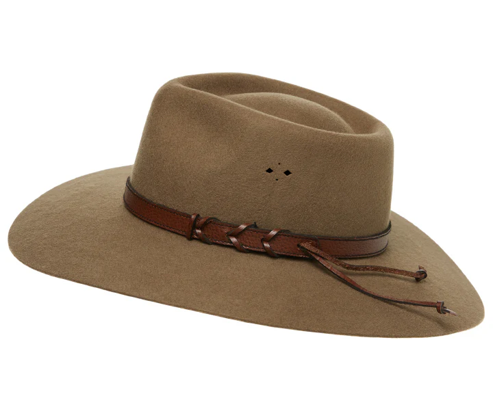 Statesman Big Australian Wool Felt Hat (S0116579) Riverstone - Image 2