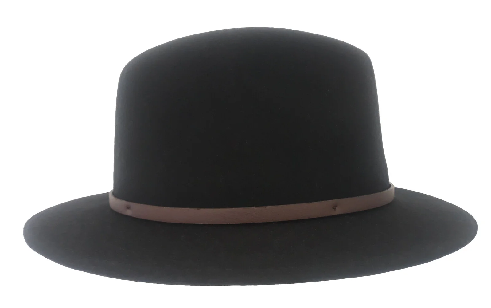 Statesman Bradbury Traveller Wool Felt Hat (M00047BB) Black - Image 4