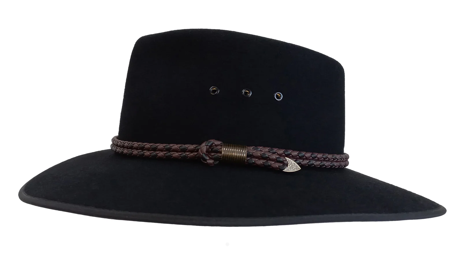 Statesman Countryman Wool Felt Hat (S0066672) Black - Image 2