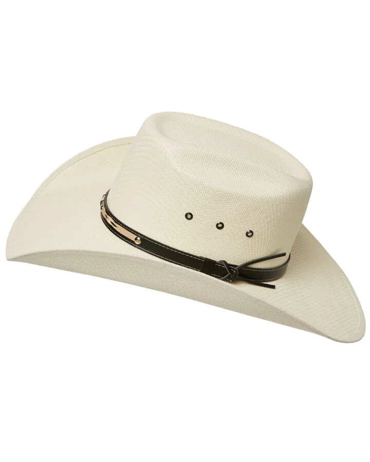 Statesman Cuernos Chuecos Straw Hat (20423-18) Natural [GD] - Image 3