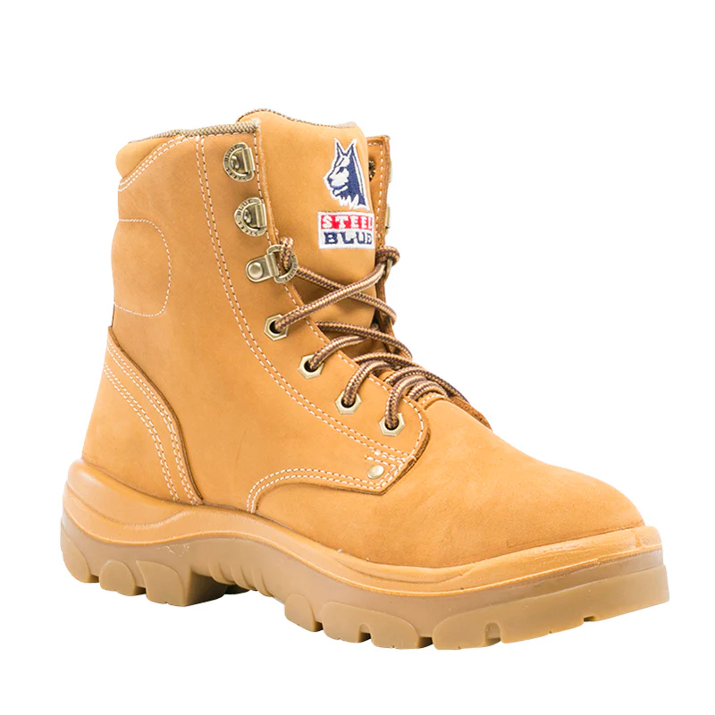 Steel Blue Mens Argyle Safety Boots (312102) Wheat