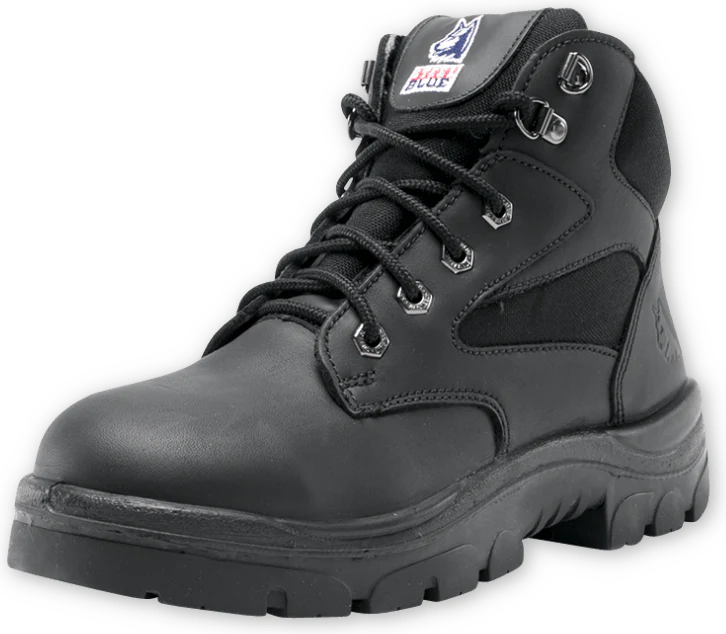 Steel Blue Womens Parkes Zip Safety Boots (512758) Black