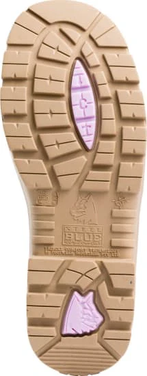 Steel Blue Womens Southern Cross Zip Safety Boots (512761) Pink - Image 3