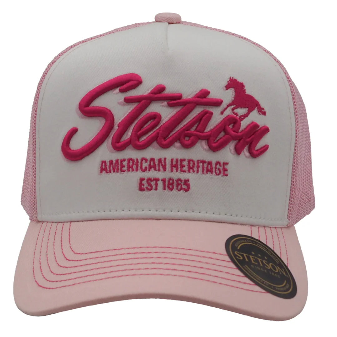 Stetson Classic Trucker Cap (YSCAP12) Pink - Image 2