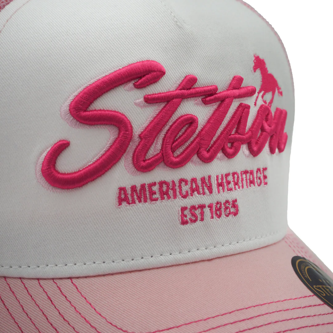 Stetson Classic Trucker Cap (YSCAP12) Pink - Image 4