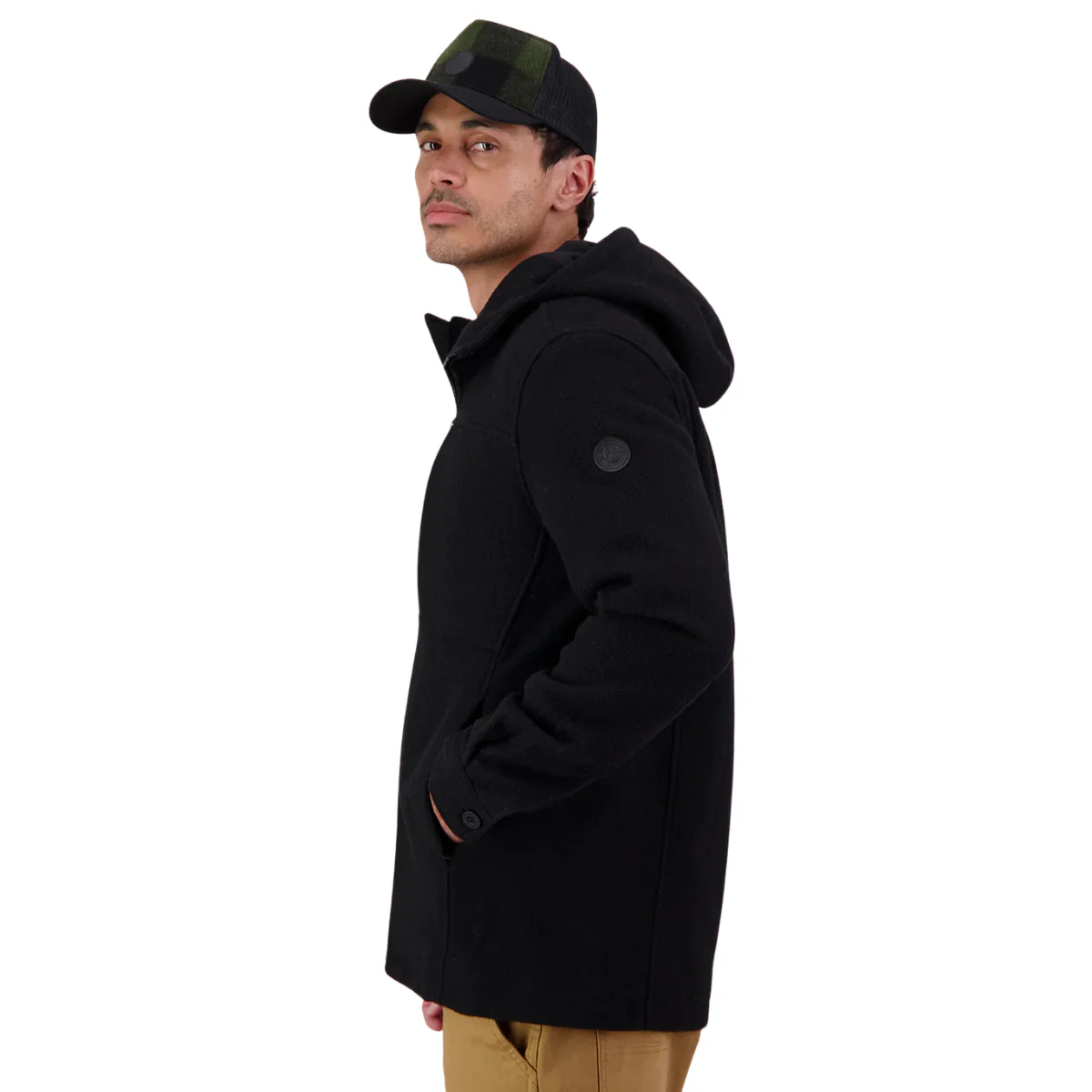 Swanndri Mens Hudson Hoodie (SW17435M) Black - Image 3