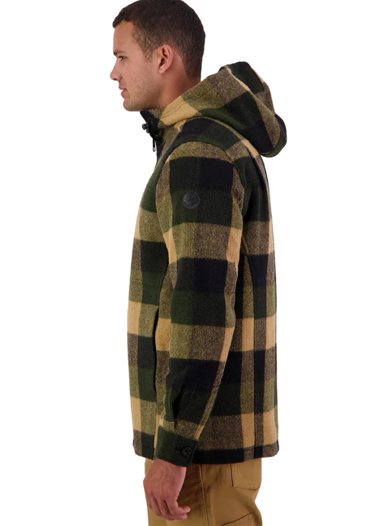 Swanndri Mens Hudson Hoodie (SW17435M) Yellowstone Check - Image 5
