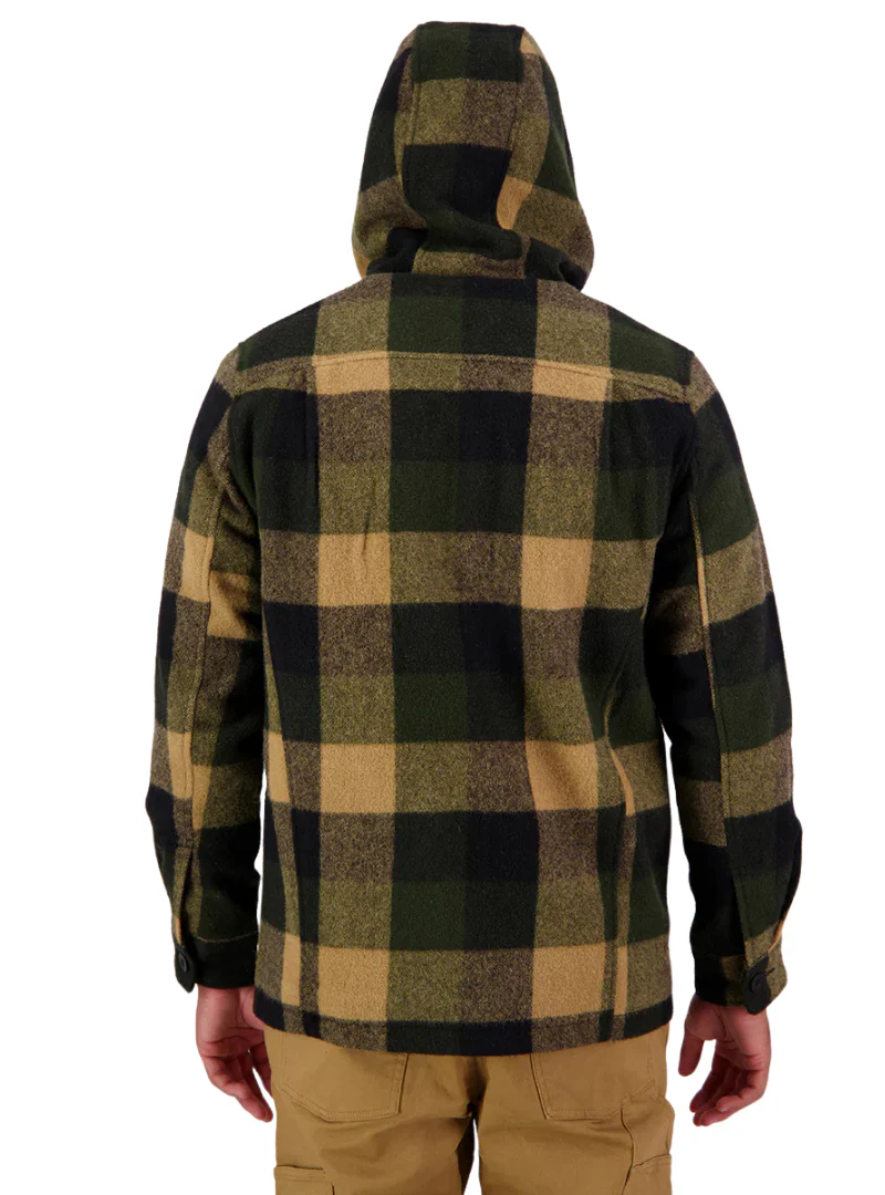 Swanndri Mens Hudson Hoodie (SW17435M) Yellowstone Check - Image 7
