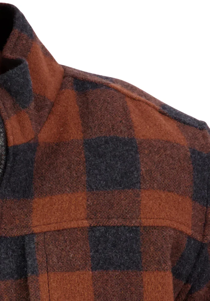Swanndri Mens Hudson Jacket (SW244853M) Shadow/Rusty Check - Image 7