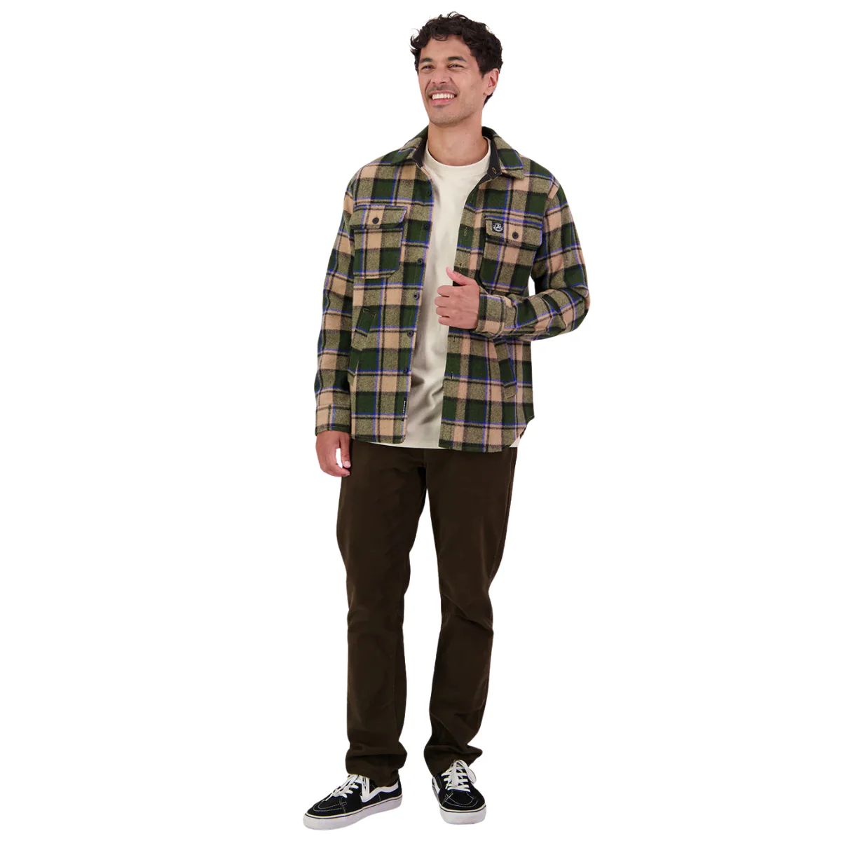 Swanndri Mens Kiaraki V4 Wool Shacket (SW26470M) Palmerston Check - Image 5
