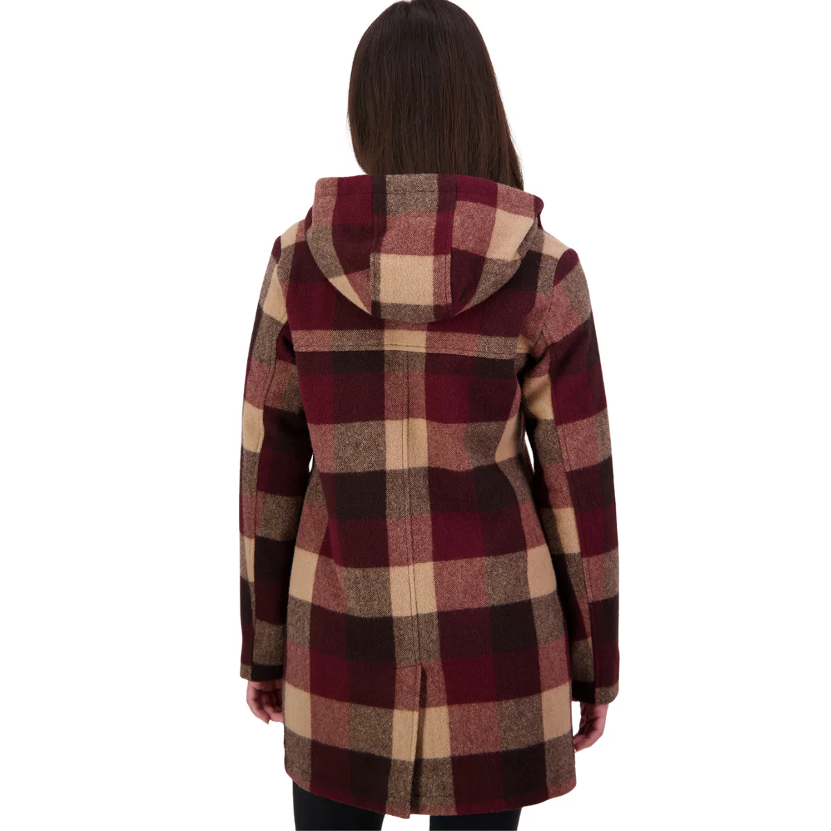 Swanndri Womens Annmore V2 Wool Overcoat (SW26437W) Florence Check - Image 5