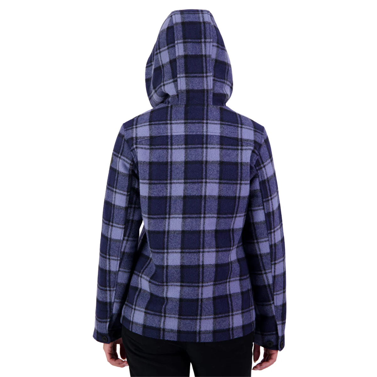 Swanndri Womens Seattle V2 Wool Hoodie (SW244796W) Rhode Island Check - Image 6