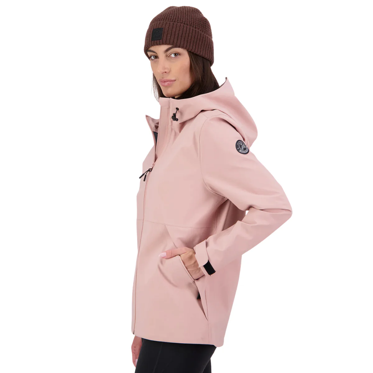 Swanndri Womens Wellington Rain Jacket (SW234561W) Pink Salt - Image 3