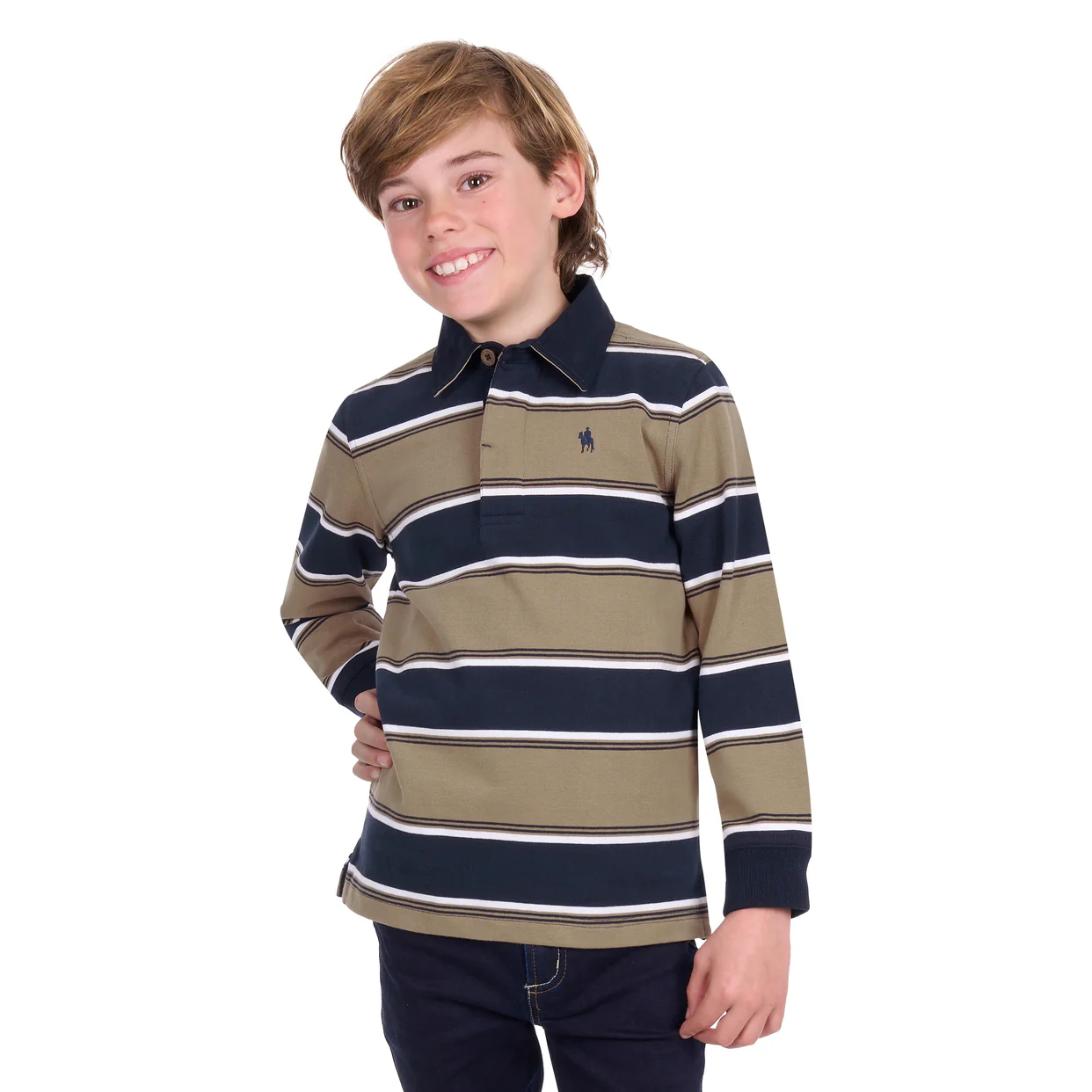 Thomas Cook Boys Jose Rugby (T6W3503022) Navy/Tan