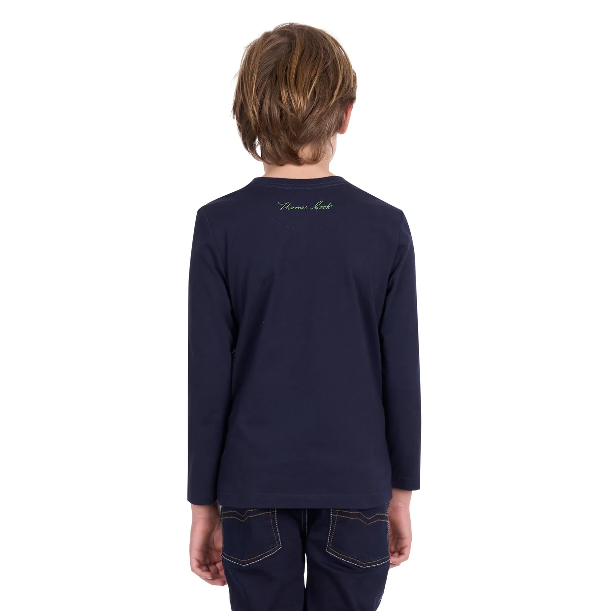 Thomas Cook Boys Louis L/S Tee (T6W3501202) Navy - Image 3