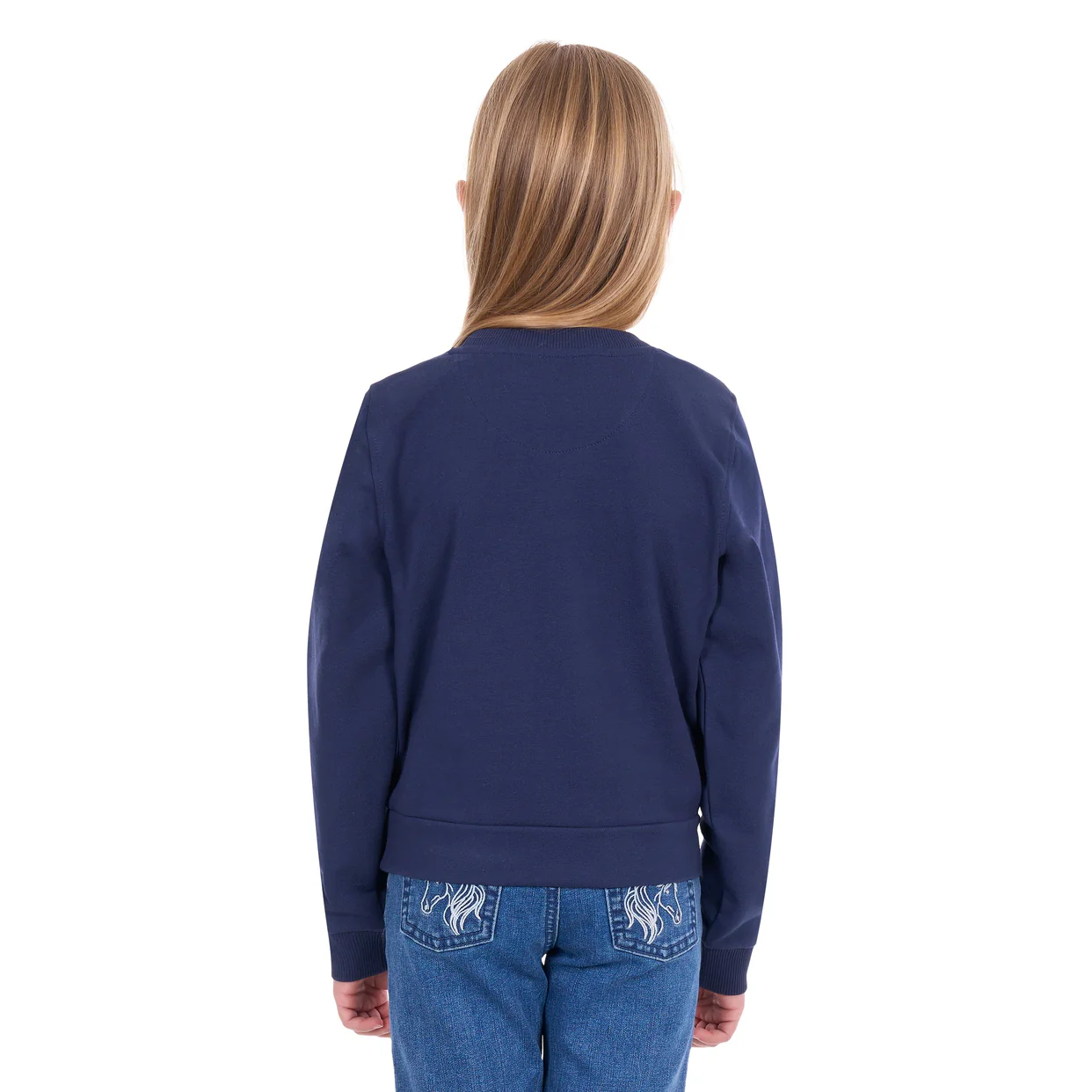 Thomas Cook Girls Mia Crew Jumper (T6W5532135) Navy - Image 2