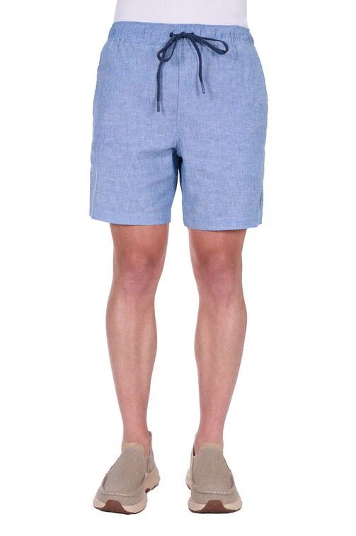Thomas Cook Mens Felix Linen Shorts (T5S1309004) Chambray