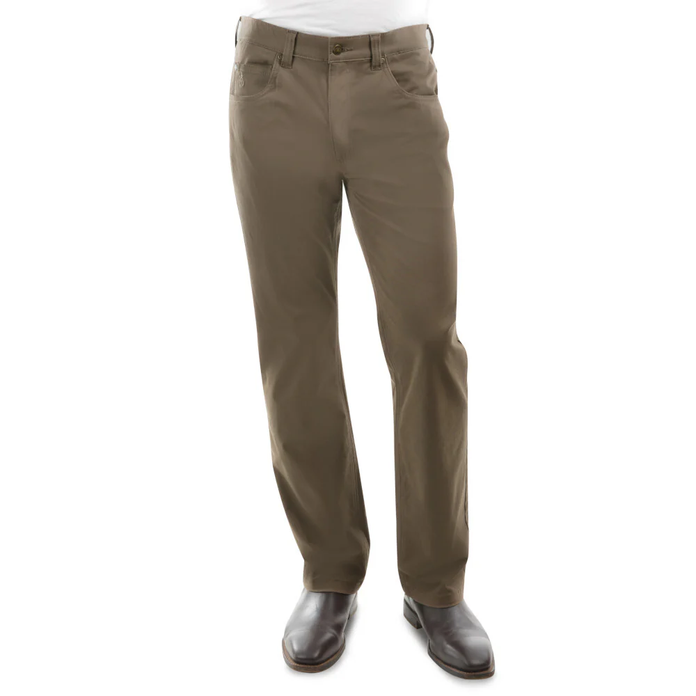 Thomas Cook Mens Jake Comfort Waist Jeans (TCP1215031) Mulch - Image 2