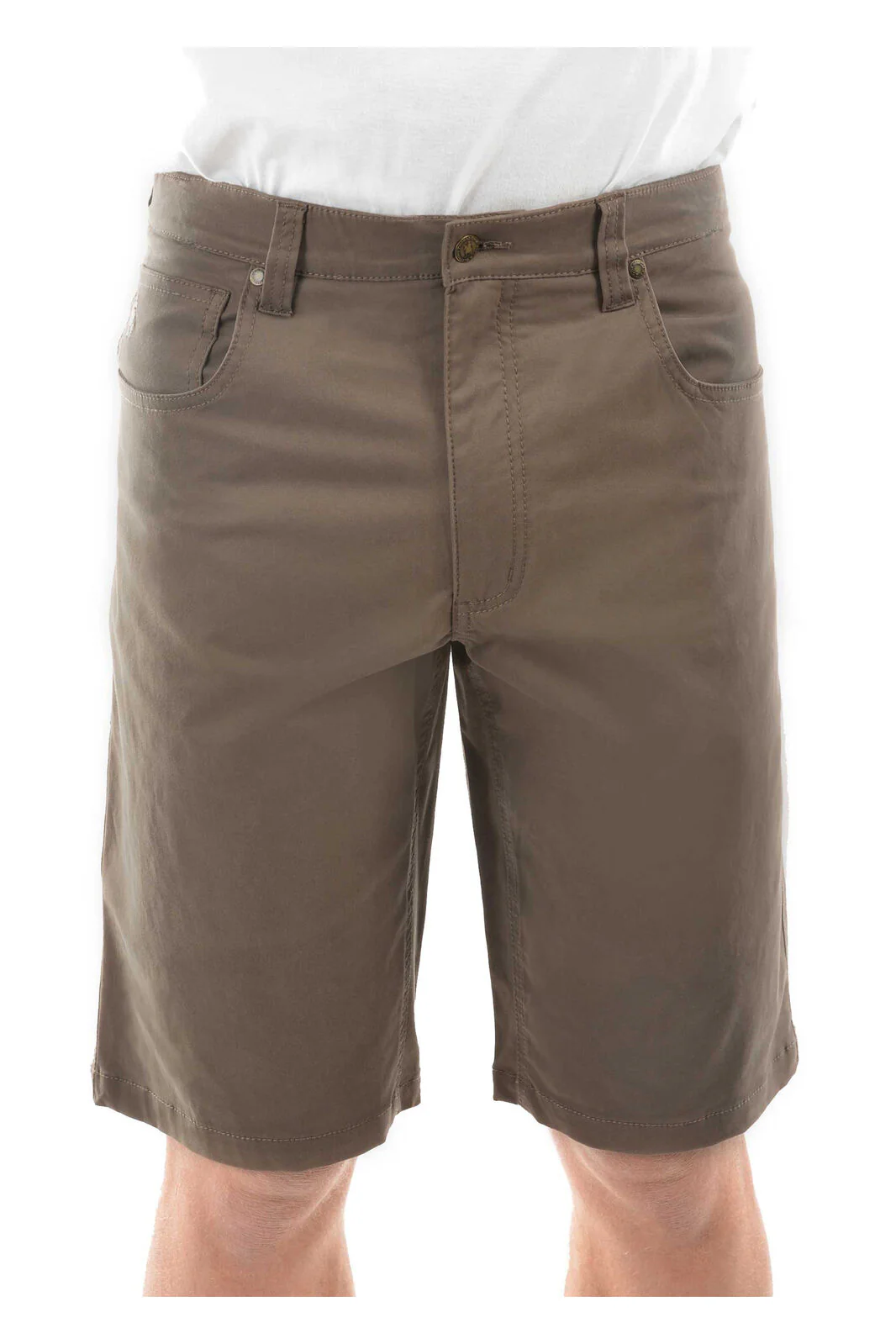 Thomas Cook Mens Jake Comfort Waist Shorts (TCP1307031) Mulch