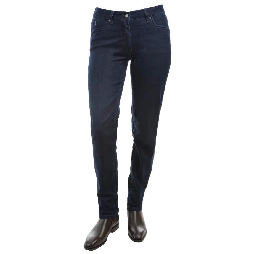 Thomas Cook Womens Lynda Slim Leg Wonder Jeans Mid-Reg-Slim (TCP2215070) Dark Blue - Image 2
