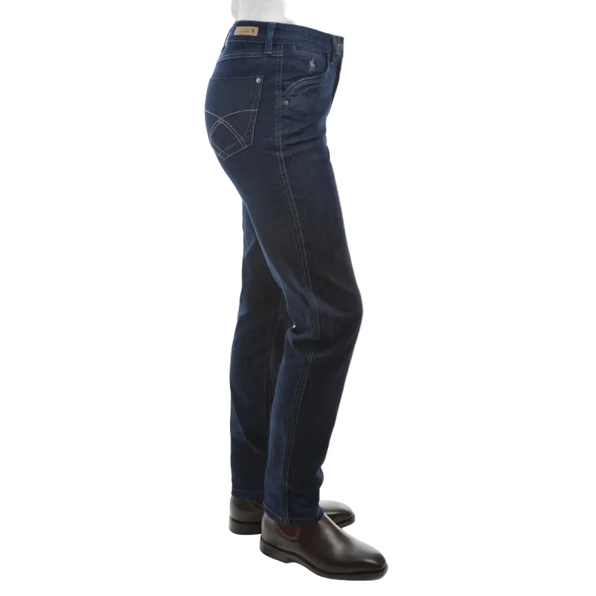 Thomas Cook Womens Lynda Slim Leg Wonder Jeans Mid-Reg-Slim (TCP2215070) Dark Blue - Image 3