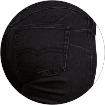 Thomas Cook Womens Lynda Slim Leg Wonder Jeans Mid-Reg-Slim (TCP2215085) Black - Image 5