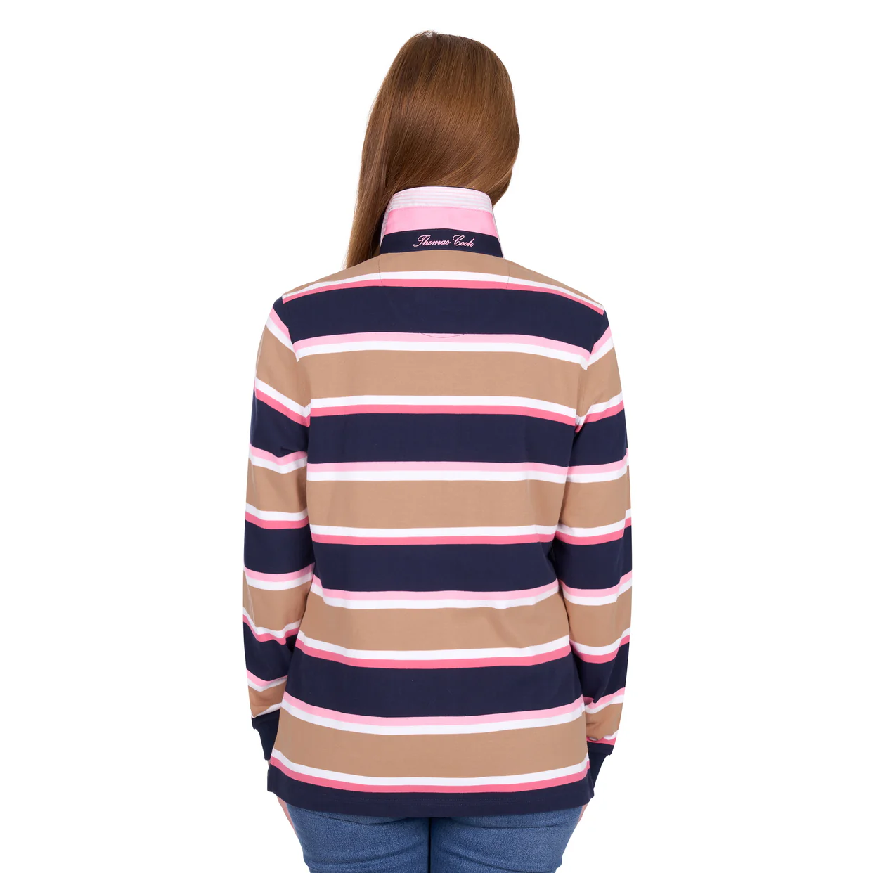 Thomas Cook Womens Ruth Rugby (T6W2506074) Tan/Pink - Image 4