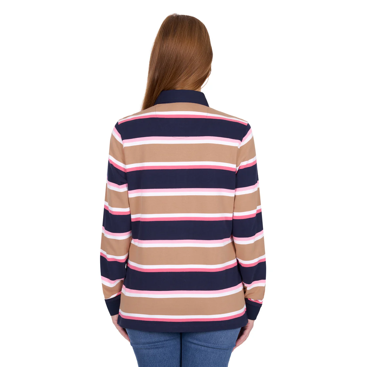 Thomas Cook Womens Ruth Rugby (T6W2506074) Tan/Pink - Image 5