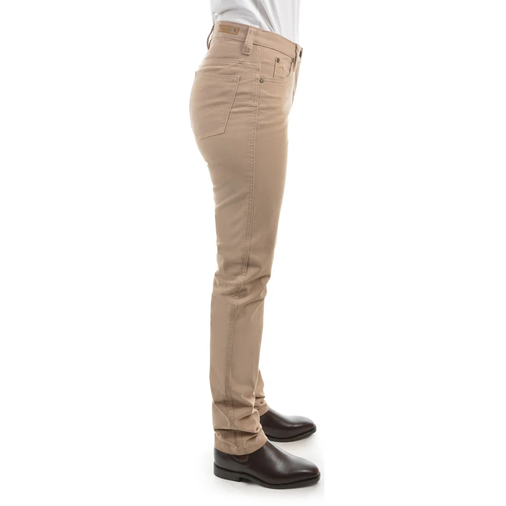 Thomas Cook Womens Stretch Moleskin Wonder Jeans Mid-Reg-Boot (TCP2229007) 34Leg Sand - Image 3