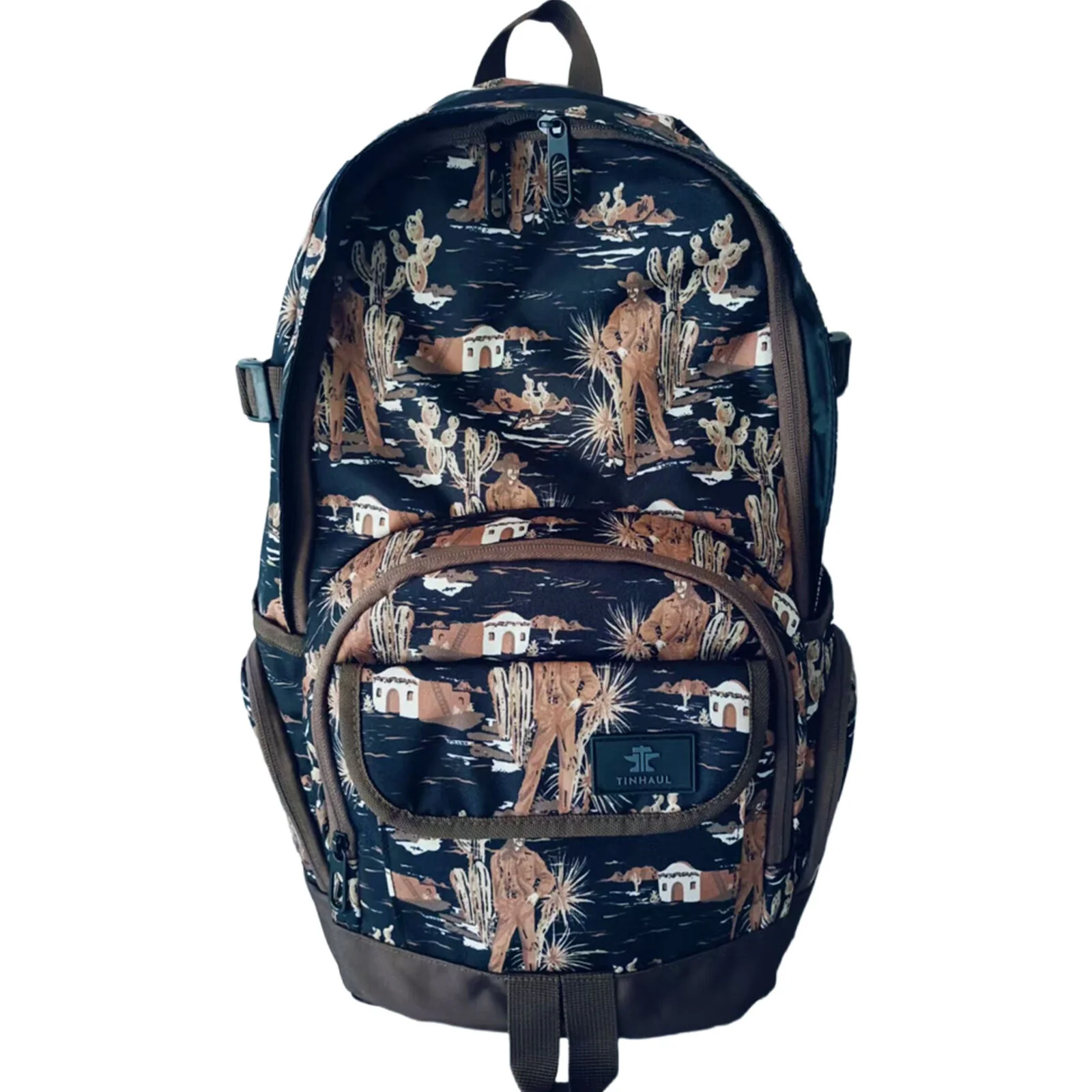 Tin Haul Backpack (99070126) Brown Western Scene